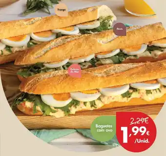 Pingo Doce Baguetes com Ovo promoção
