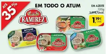 Pingo Doce Atum em Azeite Ramirez 120g promoção