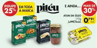 Pingo Doce Atum em Óleo Pitéu 110g promoção