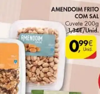 Pingo Doce Amendoim Frito com Sal Cuvete Frutorra 200g promoção