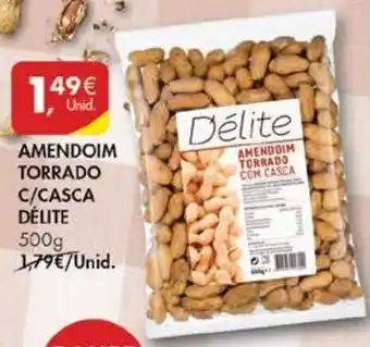Pingo Doce Amendoim Torrado c/Casca Délite 500g promoção