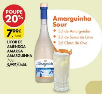 Pingo Doce Licor de Amêndoa Amarga Amarguinha 70cl promoção