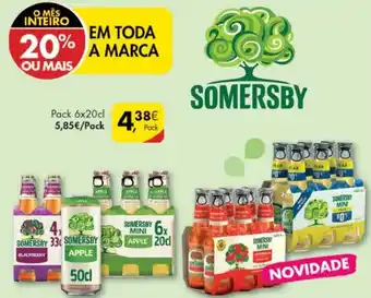 Pingo Doce Somersby Mini Pack 6x20cl promoção