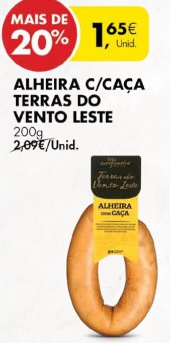 Alheira c/Caça Terras do Vento Leste 200g