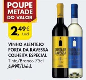 Vinho Alentejo Porta da Ravessa Colheita Especial 75cl