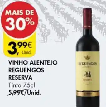 Pingo Doce Vinho Alentejo Reguengos Reserva 75cl promoção