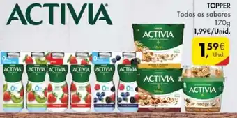 Pingo Doce Topper Activia 170g promoção
