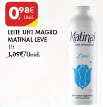 Pingo Doce Leite UHT Magro Matinal Leve 1lt promoção