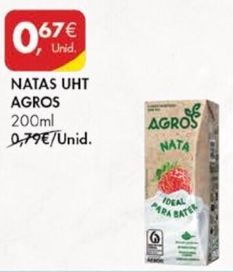 Pingo Doce Natas UHT Agros 200ml promoção