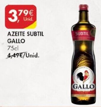 Pingo Doce Azeite Subtil Gallo 75cl promoção