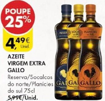 Pingo Doce Azeite Virgem Extra Gallo 75cl promoção