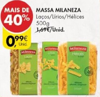 Pingo Doce Massa Milaneza 500g promoção