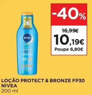 El Corte Inglés Bronzeador nivea promoção