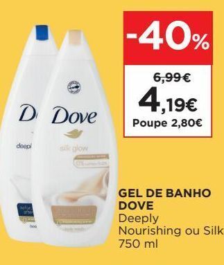 El Corte Inglés Gel de banho dove promoção