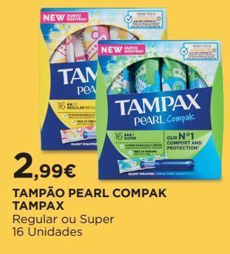 El Corte Inglés Tampão tampax promoção