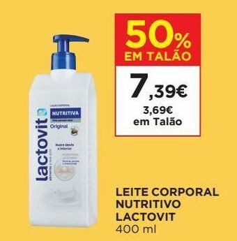 Loção hidratante lactovit