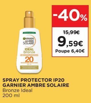 El Corte Inglés Protetor solar garnier promoção