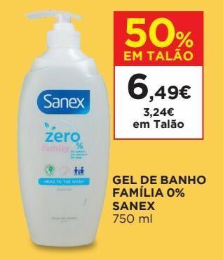 El Corte Inglés Gel de banho sanex promoção