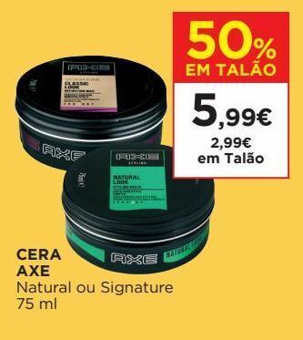 El Corte Inglés Cera fixadora axe promoção