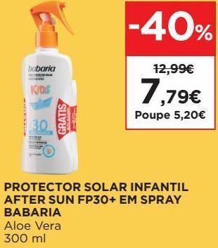 Protetor solar babaria