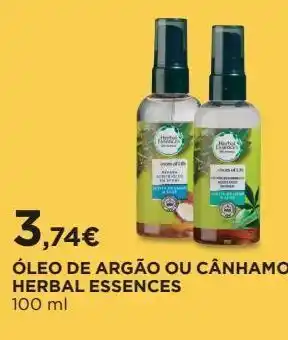 El Corte Inglés Óleos e líquidos herbal essences promoção