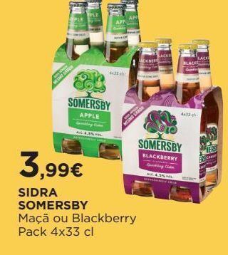 El Corte Inglés Sidra somersby promoção