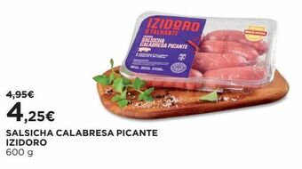 El Corte Inglés Salsicha enchidos izidoro promoção