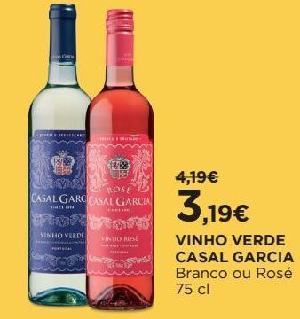 Vinho verde casal garcia