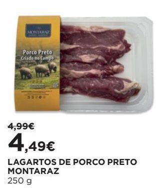 El Corte Inglés Carne suína montaraz promoção