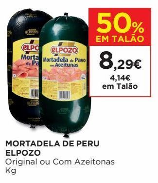 El Corte Inglés Mortadela de peru elpozo promoção
