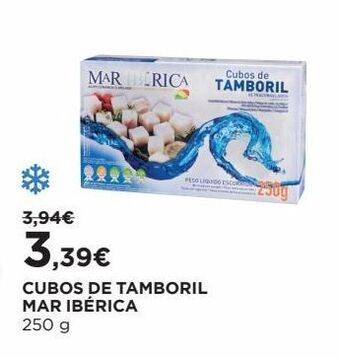 El Corte Inglés Peixe congelado mar ibérica promoção
