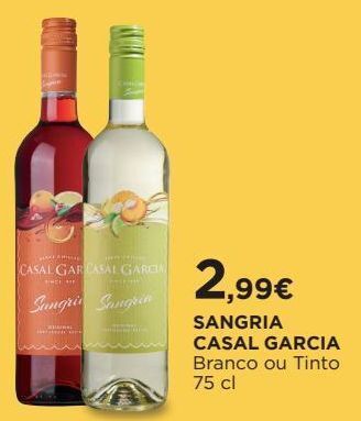 El Corte Inglés Sangria casal garcia promoção