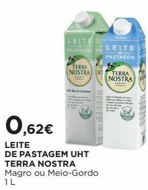 El Corte Inglés Leite terra nostra promoção