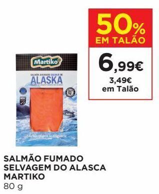 El Corte Inglés Salmão fumado martiko promoção