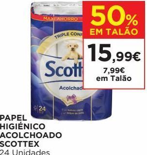 El Corte Inglés Papel higiênico scottex promoção