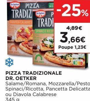 El Corte Inglés Pizza congelada dr. oetker promoção