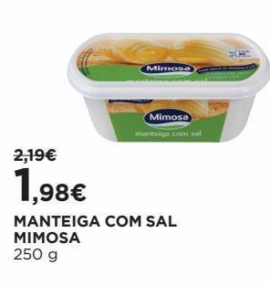 El Corte Inglés Manteiga mimosa promoção