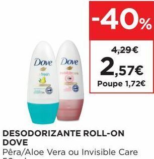 El Corte Inglés Desodorizante dove promoção
