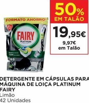 El Corte Inglés Detergente em cápsulas fairy promoção