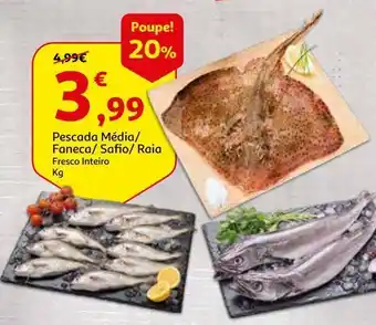 Auchan Raia fresca inteira promoção