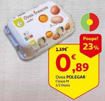 Auchan Ovos polegar:classe m 1/2 dúzia promoção