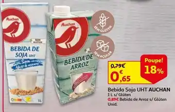 Bebida soja uht auchan
