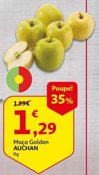 Auchan Maçã golden auchan:kg promoção