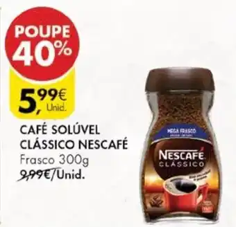 Pingo Doce Café Solúvel Clássico Nescafé 300g promoção