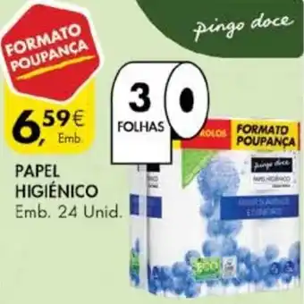 Pingo Doce Papel Higiénico Pingo Doce 24 unid. promoção