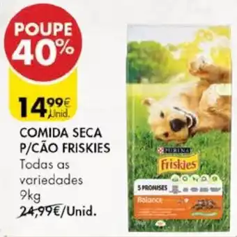 Pingo Doce Comida Seca p/Gato Friskies 9kg promoção