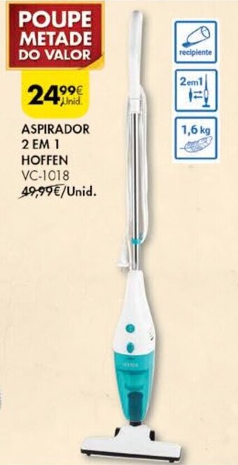 Pingo Doce Aspirador 2 em 1 Hoffen promoção
