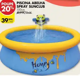 Pingo Doce Piscina Abelha Spray Sunclub 150cm promoção