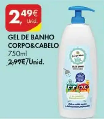 Pingo Doce Gel de Banho Corporal & Cabelo Cuida Bebé Pingo Doce 750ml promoção