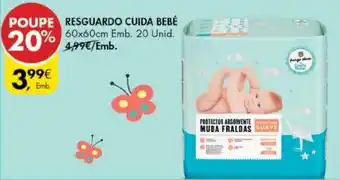 Pingo Doce Resguardo Cuida Bebé 60x60cm 20 unid. promoção